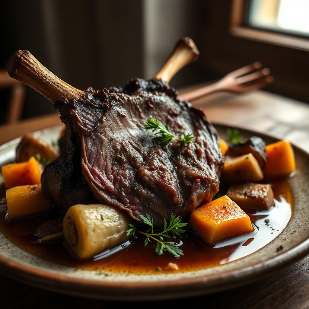 Souris d'agneau confite