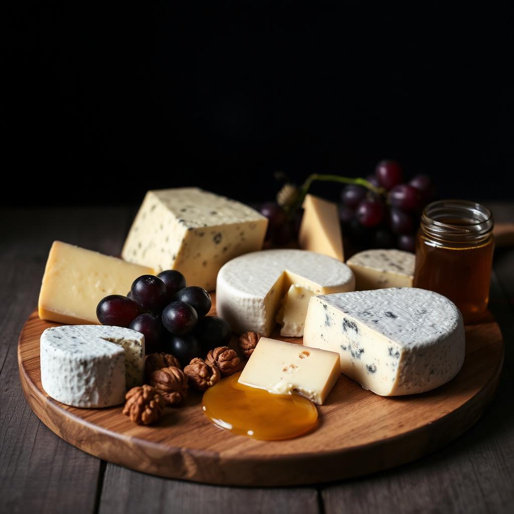 Plateau de fromages lorrains